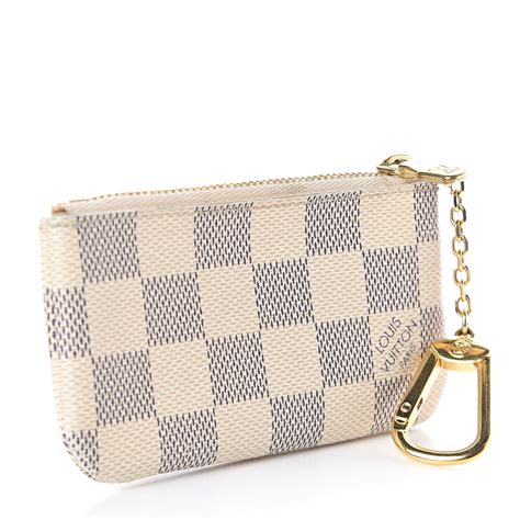 lv damier azur key pouch|louis vuitton zippered pouch.